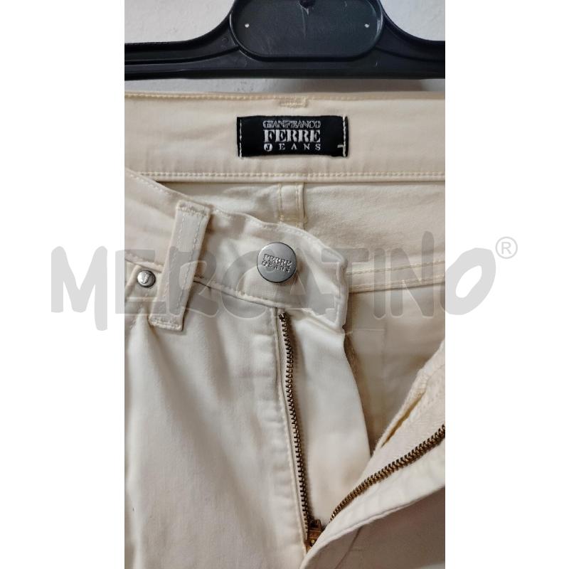 PANTALONE DONNA GIANFRANCO FERRE BEIGE SOTTO PELO | Mercatino dell'Usato Roma cinecitta' 3