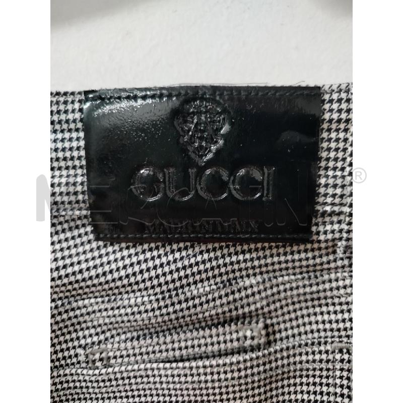 PANTALONE DONNA GUCCI PIED DE POULE A PINOCCHIETTO  | Mercatino dell'Usato Roma cinecitta' 3