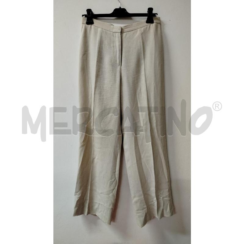 PANTALONE DONNA MAXMARA BEIGE LINO | Mercatino dell'Usato Roma cinecitta' 1