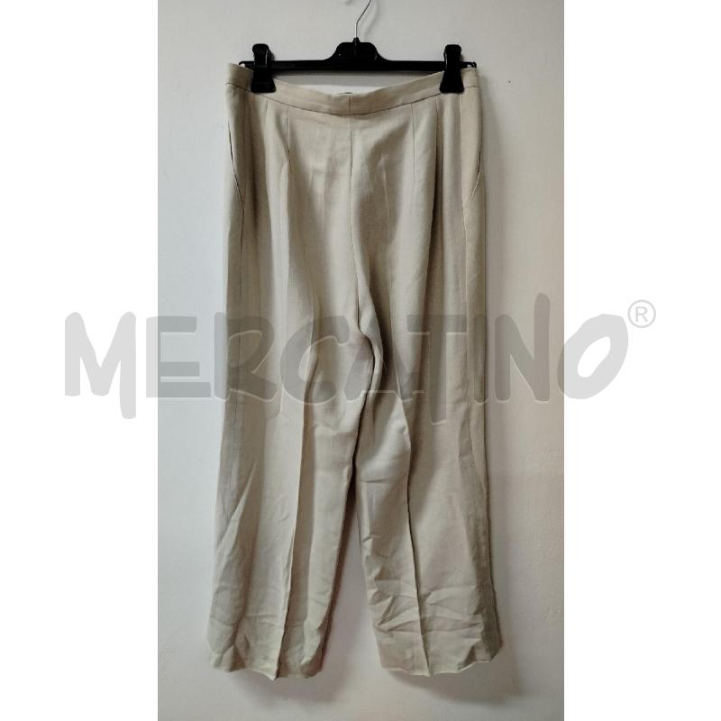 PANTALONE DONNA MAXMARA BEIGE LINO | Mercatino dell'Usato Roma cinecitta' 2