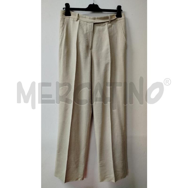 PANTALONE DONNA MAX MARA BEIGE SETA | Mercatino dell'Usato Roma cinecitta' 1