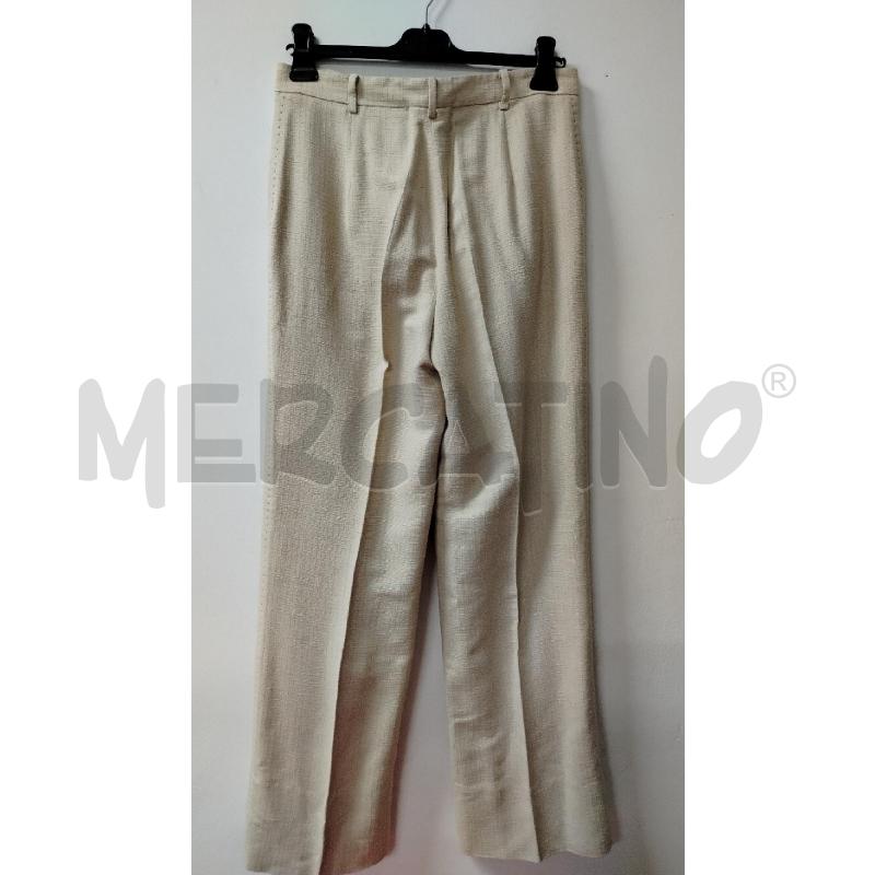 PANTALONE DONNA MAX MARA BEIGE SETA | Mercatino dell'Usato Roma cinecitta' 2