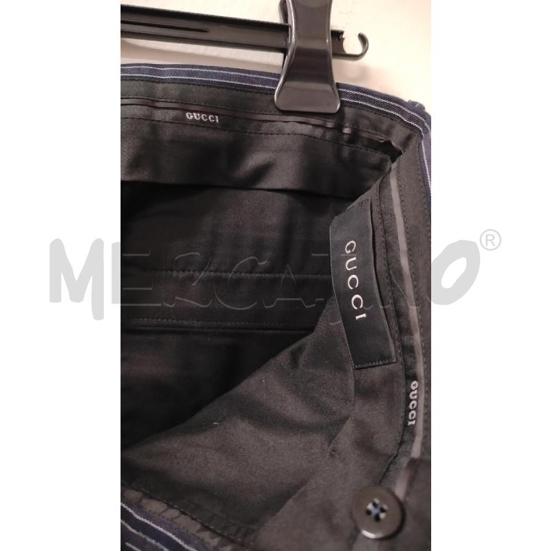 PANTALONE UOMO GUCCI BLU RIGHE | Mercatino dell'Usato Roma cinecitta' 3