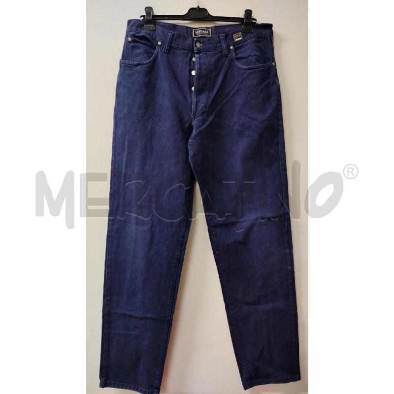 PANTALONE UOMO VERSACE JEANS BLU | Mercatino dell'Usato Roma cinecitta' 1