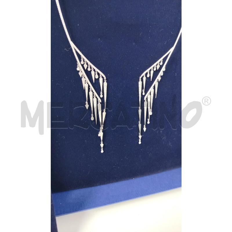 PARURE SWAROVSKI FLAME PENDENTI + ORECCHINI | Mercatino dell'Usato Roma cinecitta' 4
