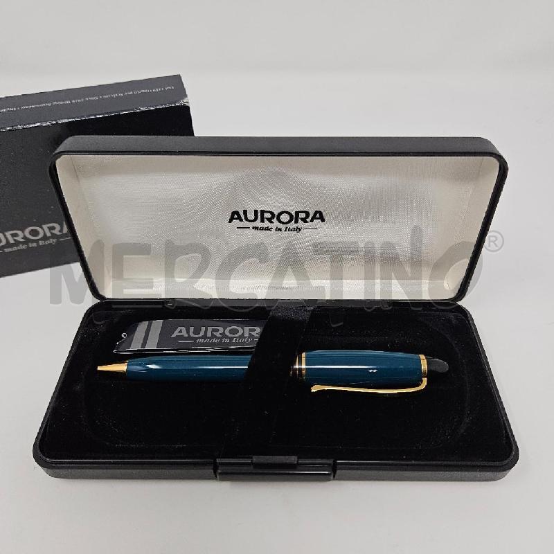 PENNA A SFERA AURORA B31 VERDE OTTANIO+SCAT  | Mercatino dell'Usato Roma cinecitta' 2