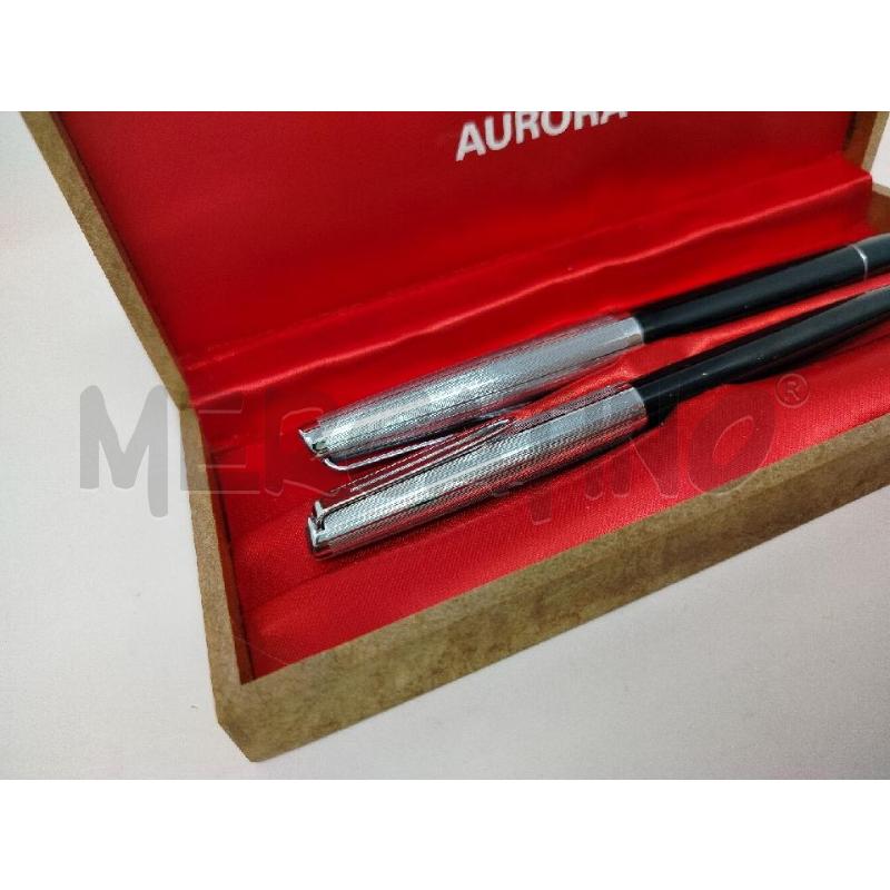 PENNA A SFERA+STILO AURORA 88P CAPPUCCIO MET | Mercatino dell'Usato Roma cinecitta' 2