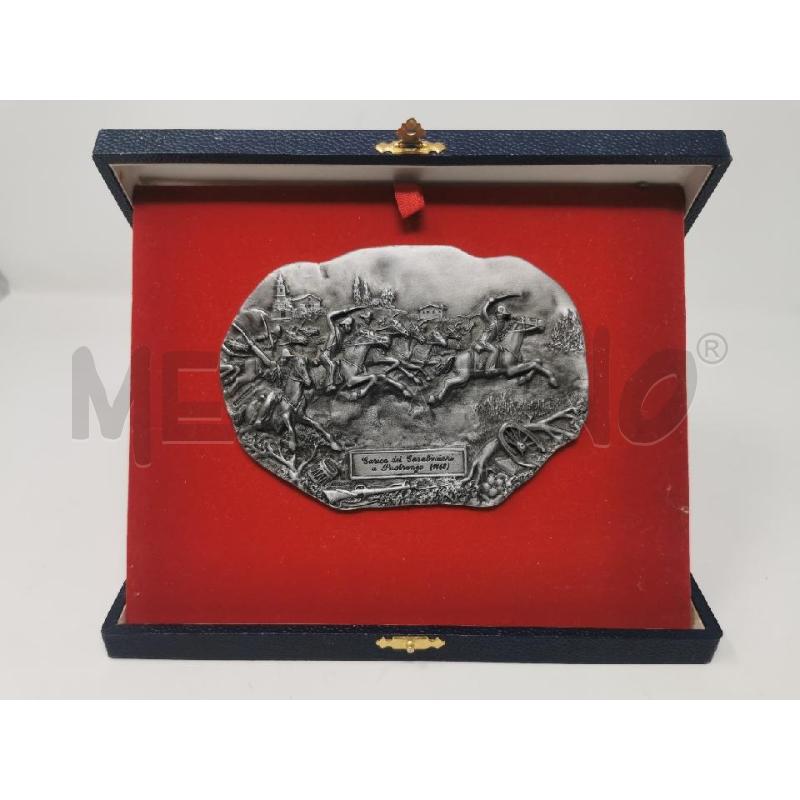 PLACCA CARICA DEI CARABINIERI A PASTRENGO 1848 | Mercatino dell'Usato Roma cinecitta' 1