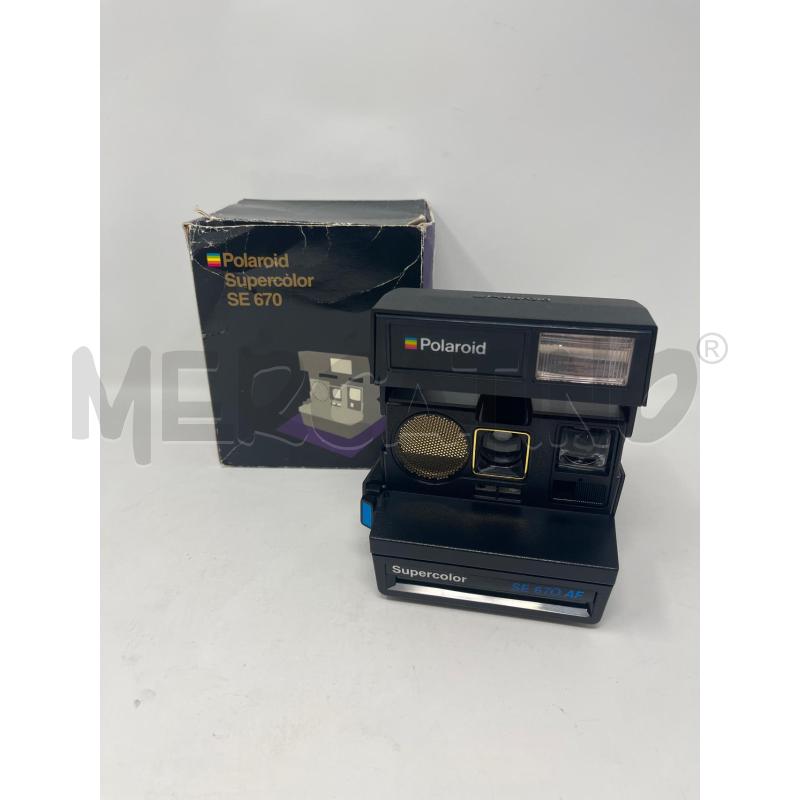 POLAROID SUPERCOLOR SE 670 AF SCATOLATA  | Mercatino dell'Usato Roma cinecitta' 1