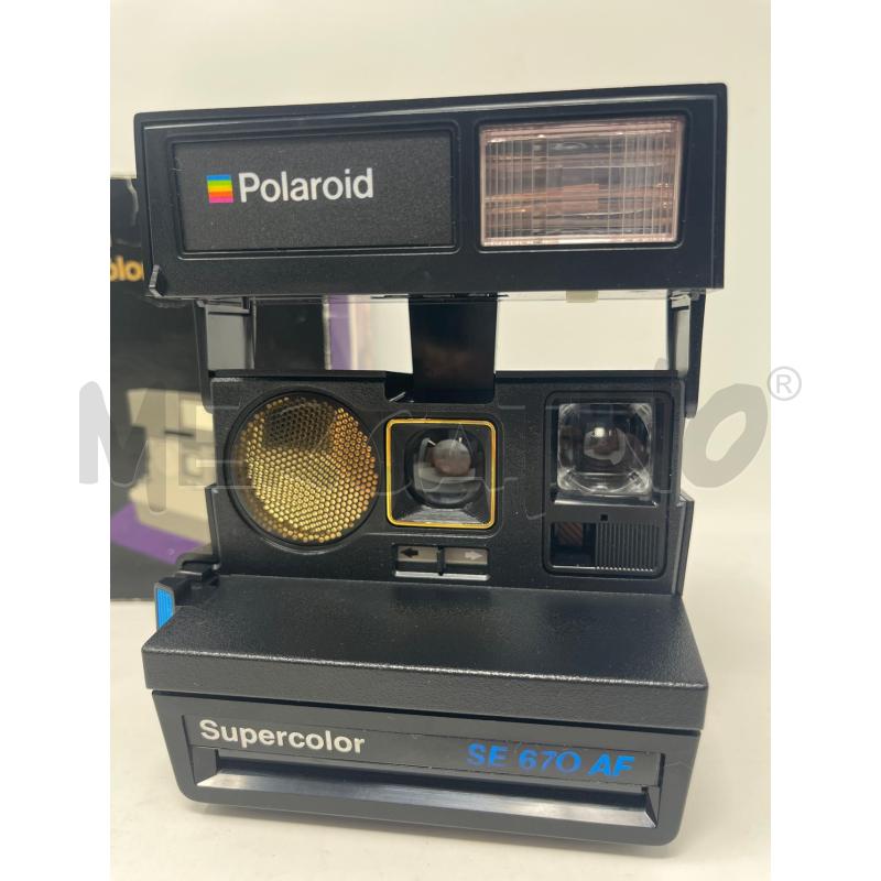 POLAROID SUPERCOLOR SE 670 AF SCATOLATA  | Mercatino dell'Usato Roma cinecitta' 3