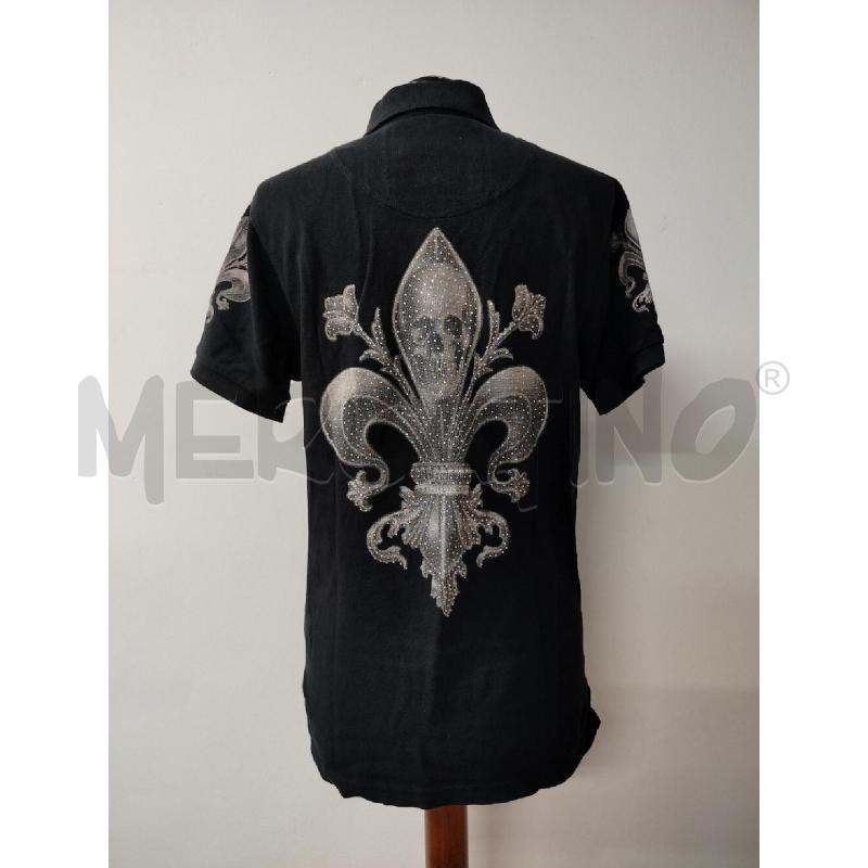 POLO DONNA PHILIPP PLEIN NERA DISEGNO SCHIENA | Mercatino dell'Usato Roma cinecitta' 3