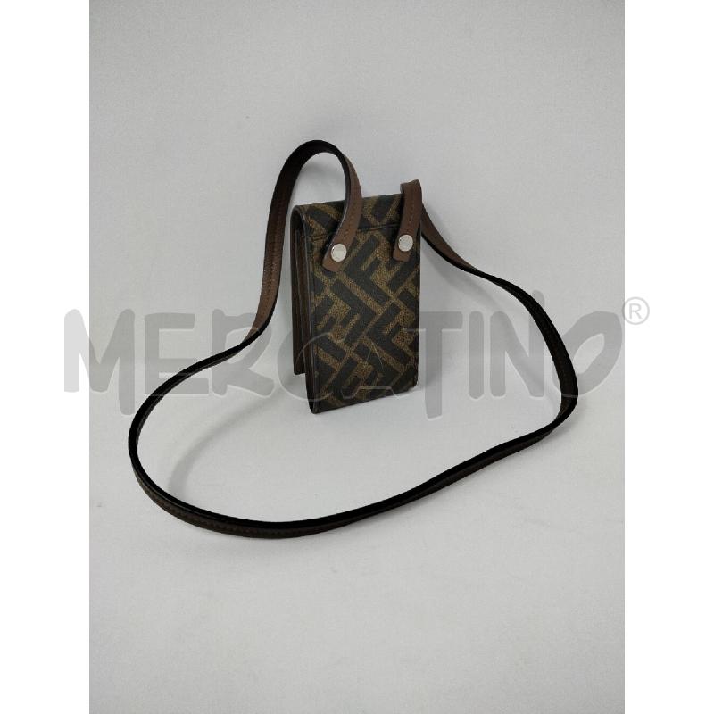 PORTA CARTE FENDI MONOGRAM MARRONE LOGO GIALLO | Mercatino dell'Usato Roma cinecitta' 3