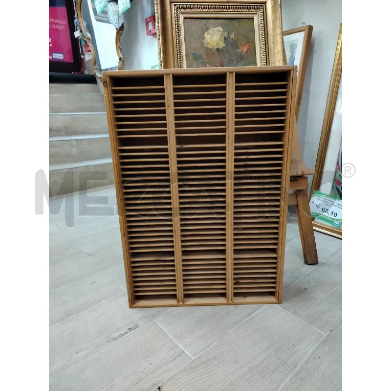 PORTA CD LEGNO CHIARO | Mercatino dell'Usato Roma cinecitta' 1