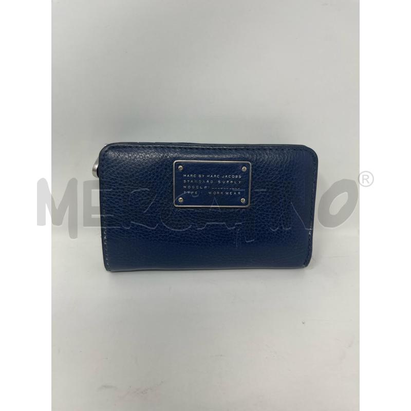 PORTA FOGLIO MARC JACOBS BLU SCURO  | Mercatino dell'Usato Roma cinecitta' 1