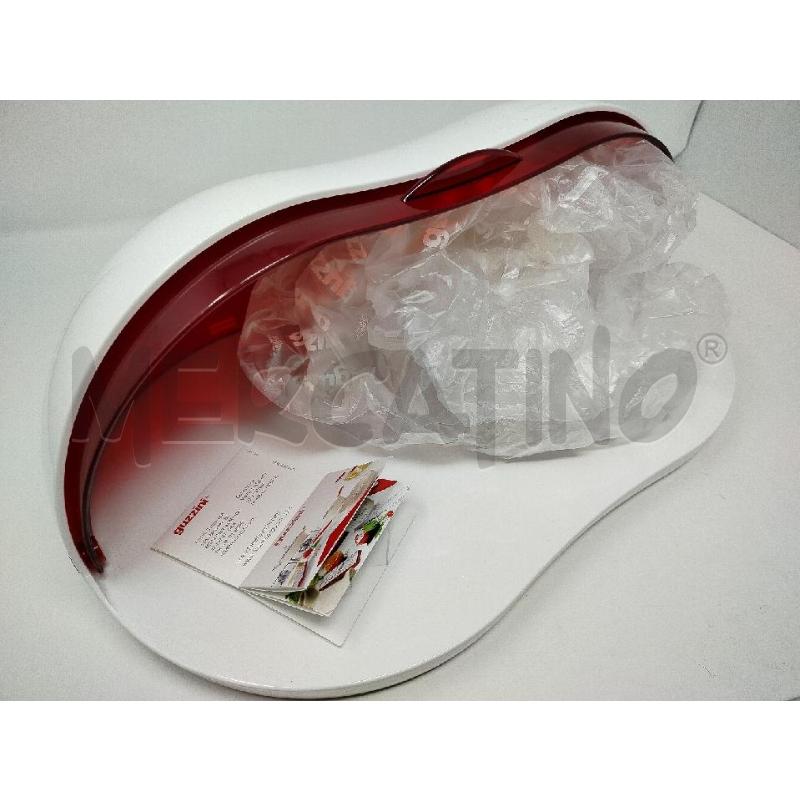 PORTA PANE GUZZINI BIANCO ROSSO | Mercatino dell'Usato Roma cinecitta' 2