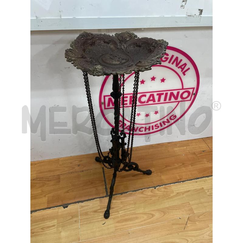 PORTA VASO BRONZO DECORO PUTO  | Mercatino dell'Usato Roma cinecitta' 1