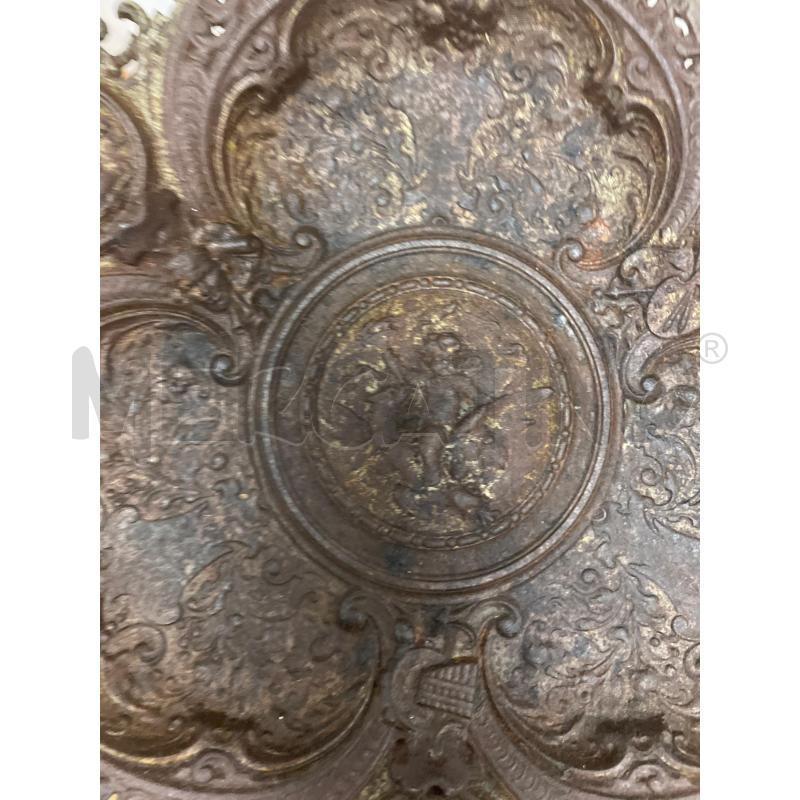 PORTA VASO BRONZO DECORO PUTO  | Mercatino dell'Usato Roma cinecitta' 3