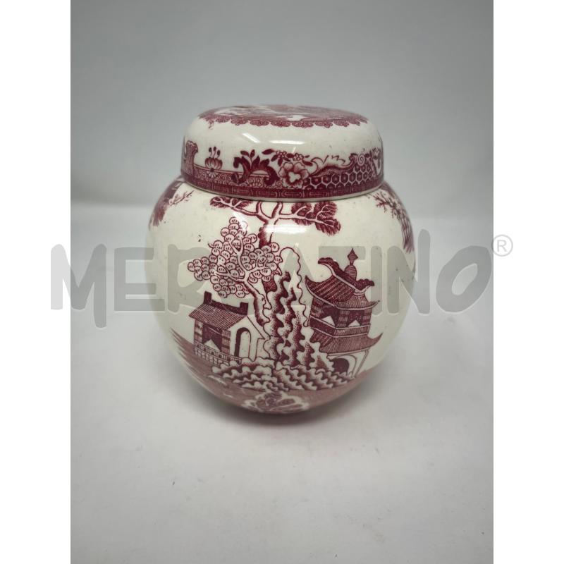 POTICHE VASO MASONS DECDORO ROSSO | Mercatino dell'Usato Roma cinecitta' 1