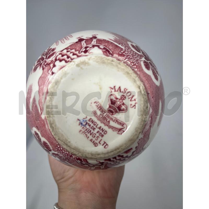 POTICHE VASO MASONS DECDORO ROSSO | Mercatino dell'Usato Roma cinecitta' 3