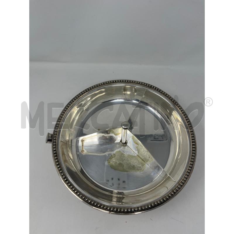 SCALDA VIVANDE SILVER 4 PIEDINI | Mercatino dell'Usato Roma cinecitta' 2