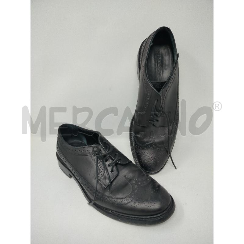 SCARPE UOMO BURBERRY PELLE NERE  | Mercatino dell'Usato Roma cinecitta' 1