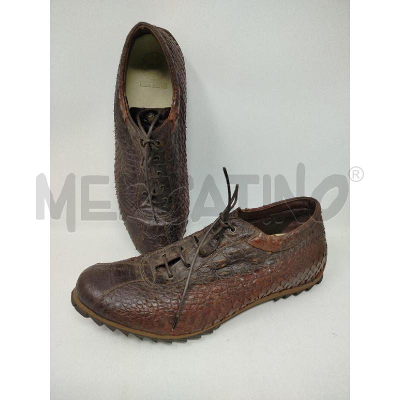 SCARPE UOMO GIANNI BRAVO PITONE MARRONE | Mercatino dell'Usato Roma cinecitta' 1
