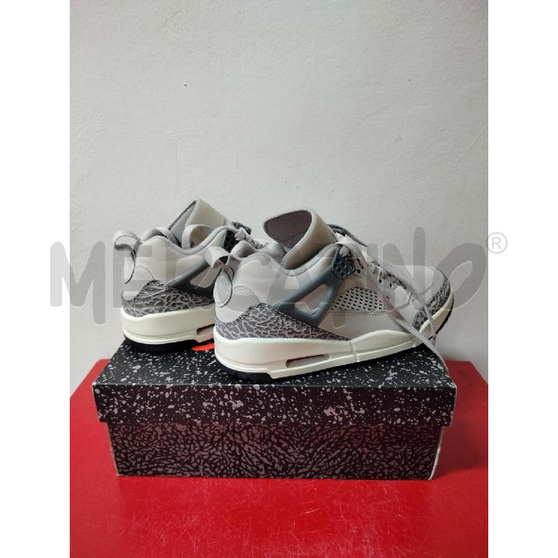 SCARPE UOMO JORDAN SPIZIKE LOW GRIG TP ANIMALIER  | Mercatino dell'Usato Roma cinecitta' 2