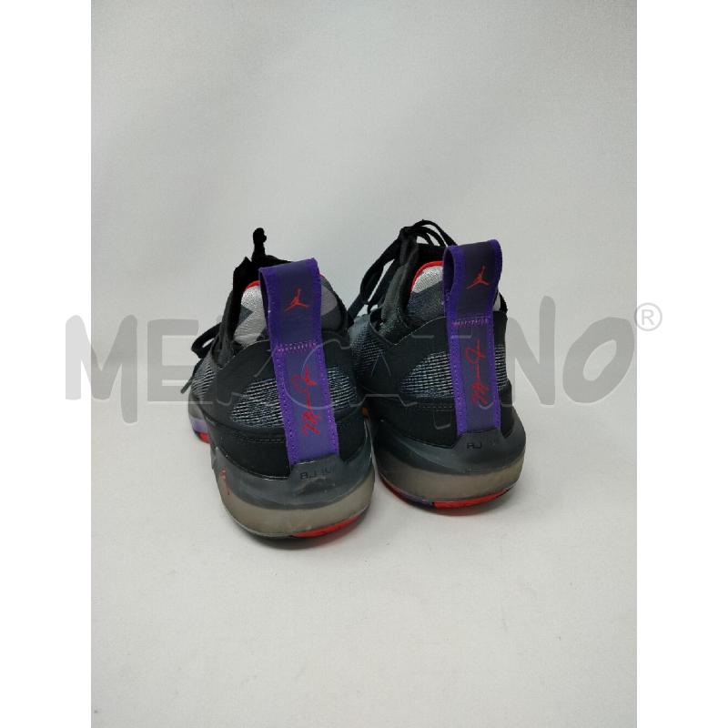 SCARPE UOMO NIKE JORDAN GRIGIE RETE DETT VIOLA NERE | Mercatino dell'Usato Roma cinecitta' 3