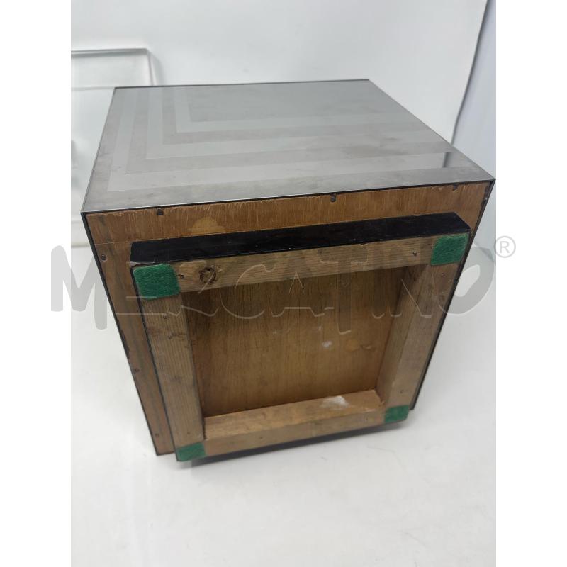SCATOLA MID CENTURY COPERCHIO PLEXIGLASS DECORAZIONE SPECCHIATA | Mercatino dell'Usato Roma cinecitta' 4