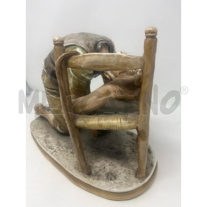 SCULTURA ANZIANO CAPODIMONTE GIUSEPPE CAPPE' | Mercatino dell'Usato Roma cinecitta' 3