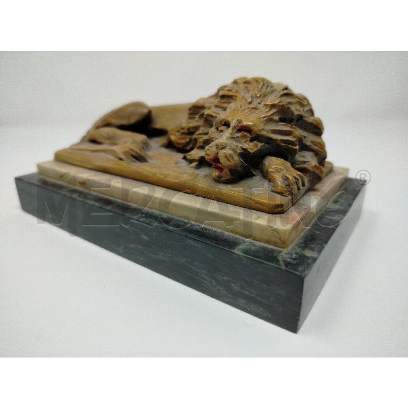 SCULTURA LEGNO INTARSIATA BASE MARMO | Mercatino dell'Usato Roma cinecitta' 3