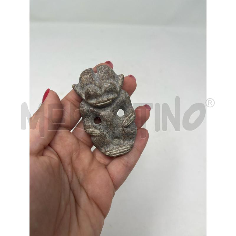 SCULTURA PICCOLA PIETRA ORIENTALE SCIMMIA | Mercatino dell'Usato Roma cinecitta' 3