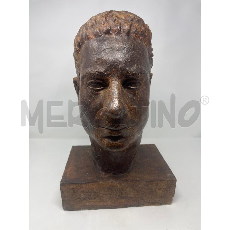 SCULTURA VOLTO GESSO UOMO | Mercatino dell'Usato Roma cinecitta' 1