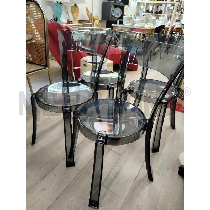 SEDIE PZ. 4 IKEA NERE FUMÈ STEIN  | Mercatino dell'Usato Roma cinecitta' 2