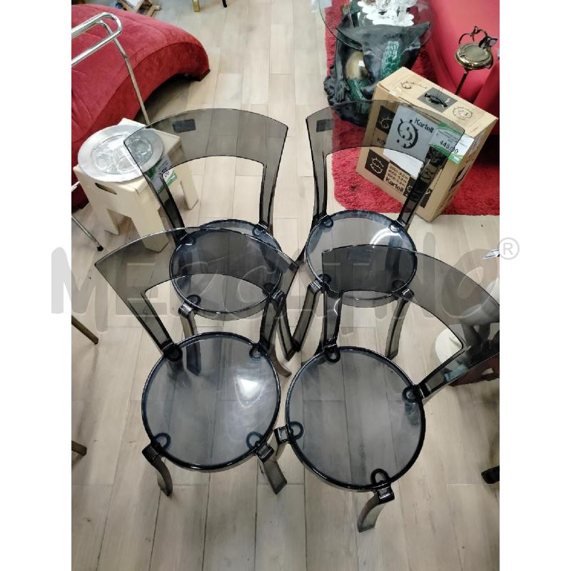 SEDIE PZ. 4 IKEA NERE FUMÈ STEIN  | Mercatino dell'Usato Roma cinecitta' 3