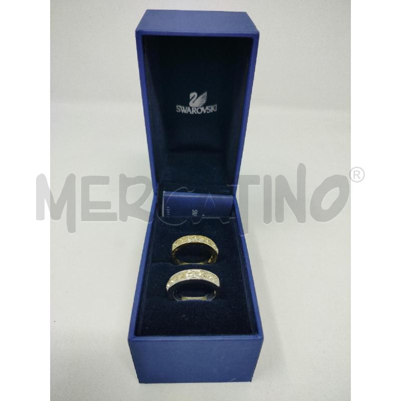 SET ANELLI DONNA SWAROVSKI DOUBLE HONESTY  | Mercatino dell'Usato Roma cinecitta' 1