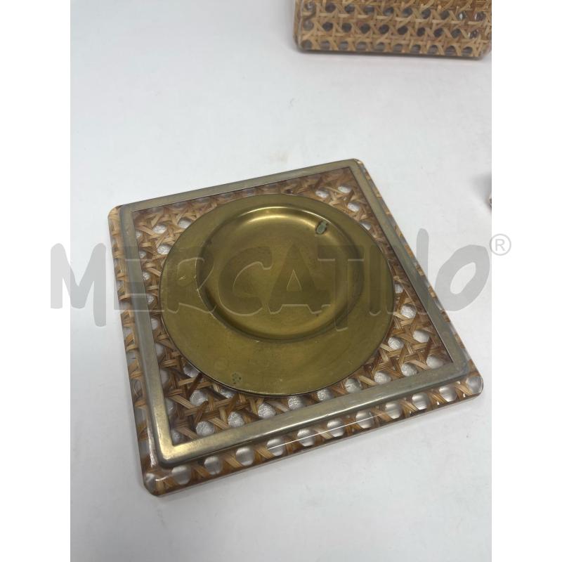 SET DA FUMO LUCITE PAGLIA DI VIENNA 3 PZ | Mercatino dell'Usato Roma cinecitta' 4