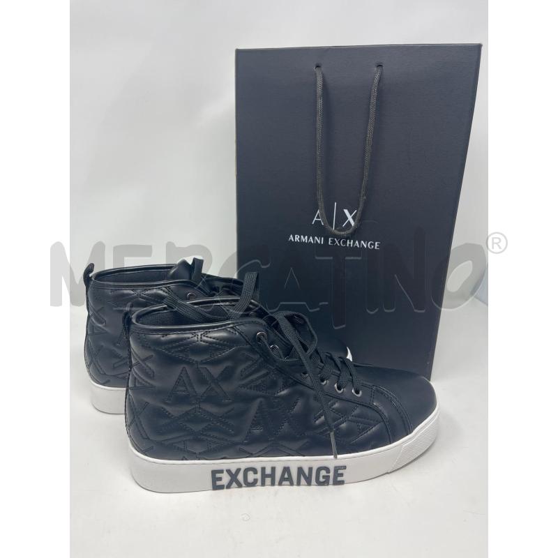 SNEAKERS DONNA ARMANI EXCHANGE NERE ALTE | Mercatino dell'Usato Roma cinecitta' 2