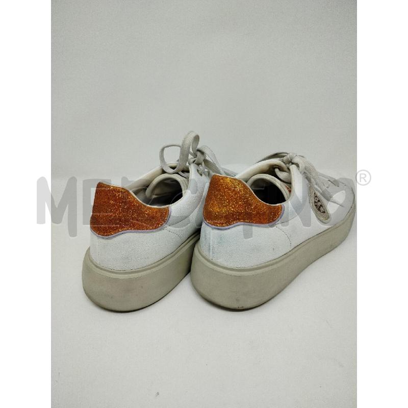 SNEAKERS DONNA BLAUER BIANC PARTE ARANCIONE BRILL  | Mercatino dell'Usato Roma cinecitta' 2