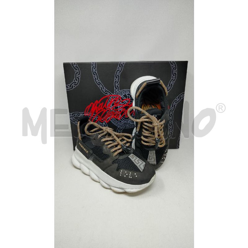 SNEAKERS DONNA VERSACE CHAIN REACTION NERE | Mercatino dell'Usato Roma cinecitta' 1