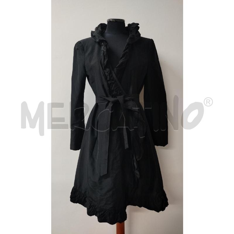 SOPRABITO DONNA ALBERTA FERRETTI NERO MISTO SETA + CINTA | Mercatino dell'Usato Roma cinecitta' 1