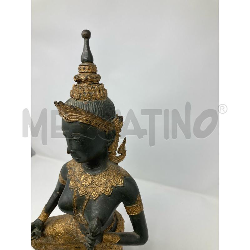 STATUA INDONESIANA BRONZO DORATO | Mercatino dell'Usato Roma cinecitta' 3