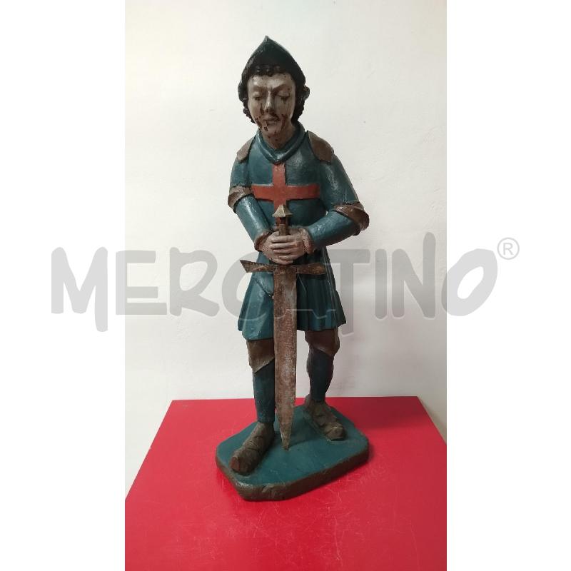 STATUA LEGNO CROCIATO ANTICA | Mercatino dell'Usato Roma cinecitta' 1