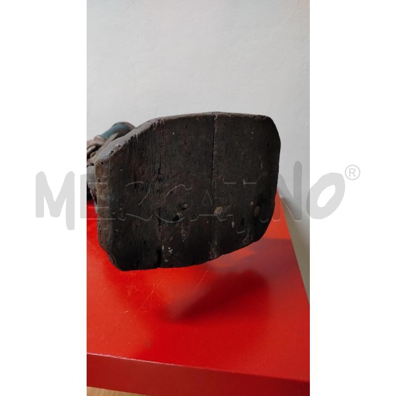 STATUA LEGNO CROCIATO ANTICA | Mercatino dell'Usato Roma cinecitta' 4