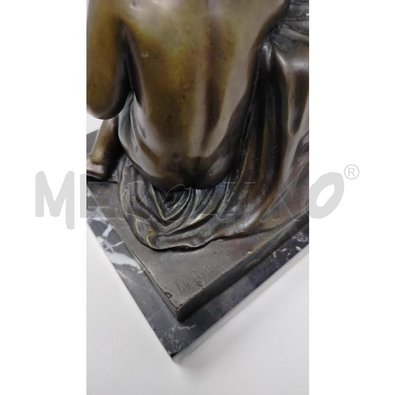 STATUA PIGALLE BORNZO BASE MARMO FANCIULLI | Mercatino dell'Usato Roma cinecitta' 3