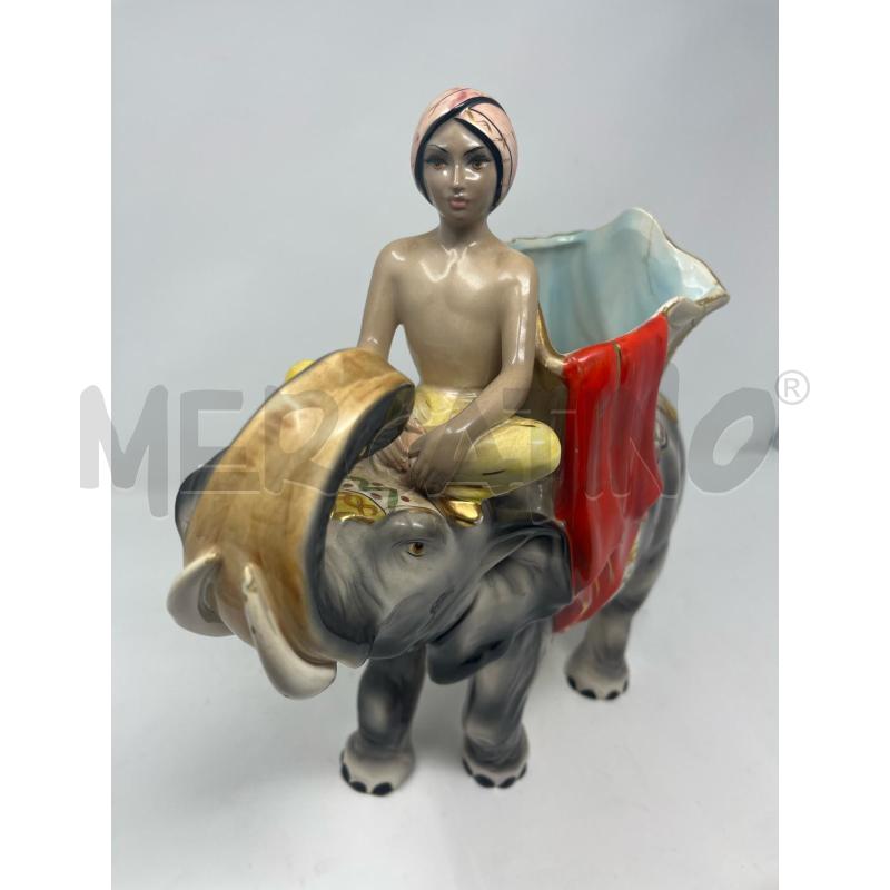 STATUA PORTA FASO ELEFANTE CER  | Mercatino dell'Usato Roma cinecitta' 4