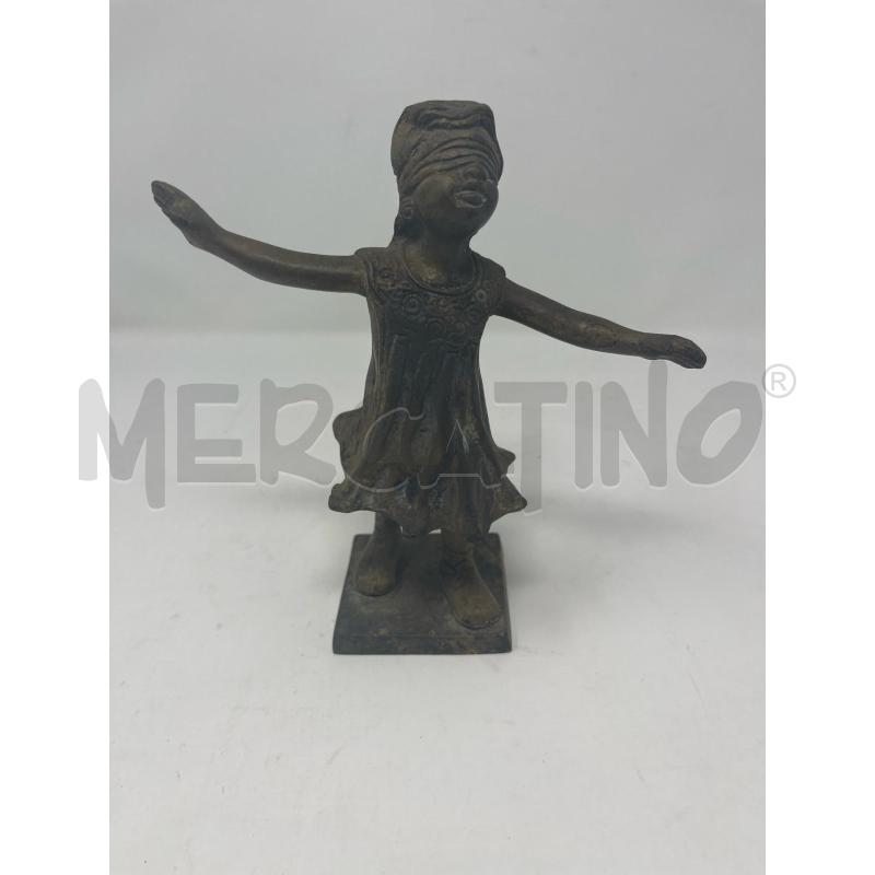 STATUETTA BAMBINA BENDATA OTTONE  | Mercatino dell'Usato Roma cinecitta' 1