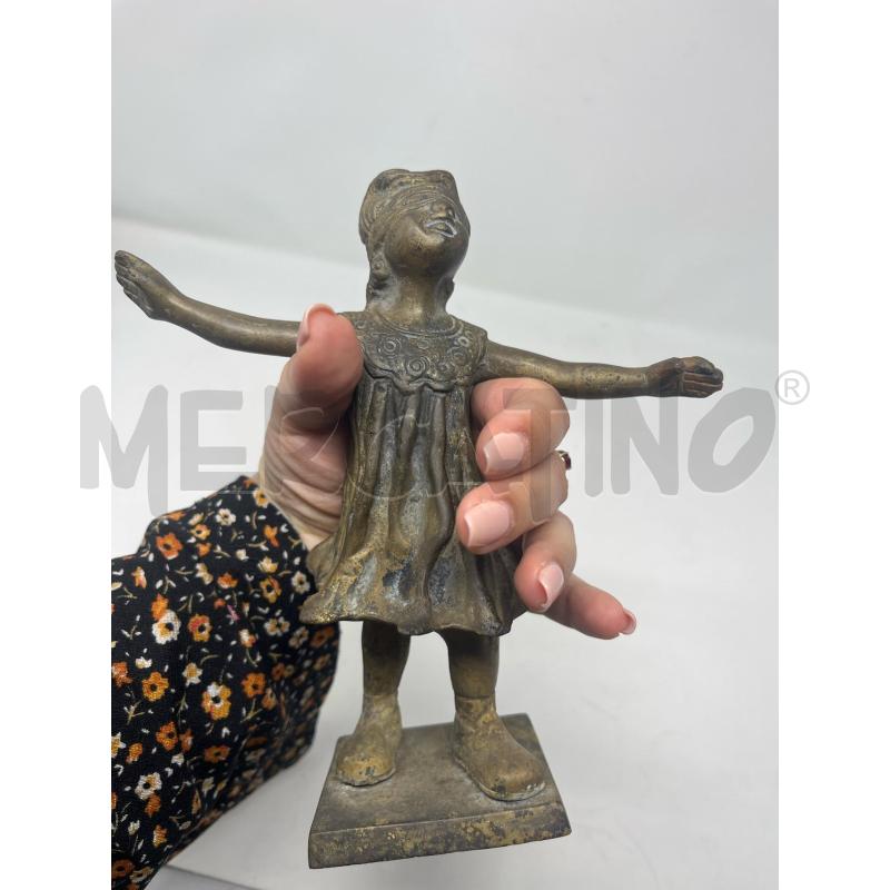 STATUETTA BAMBINA BENDATA OTTONE  | Mercatino dell'Usato Roma cinecitta' 3