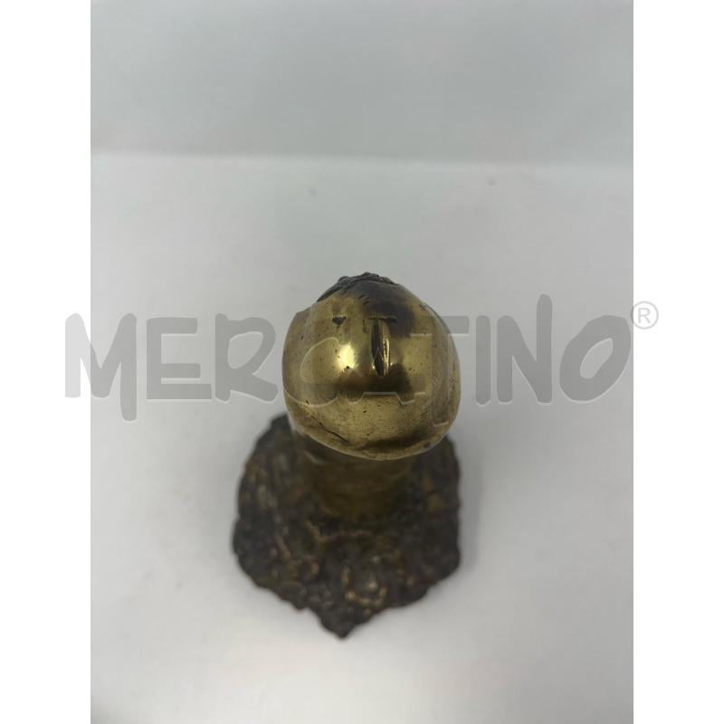 STATUETTA DONNA IN VESTI FALLICHE BRONZO/OTTONE  | Mercatino dell'Usato Roma cinecitta' 3