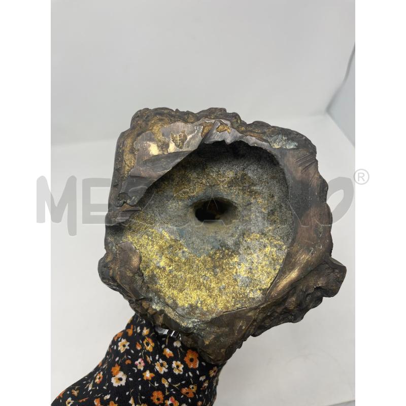 STATUETTA DONNA IN VESTI FALLICHE BRONZO/OTTONE  | Mercatino dell'Usato Roma cinecitta' 4